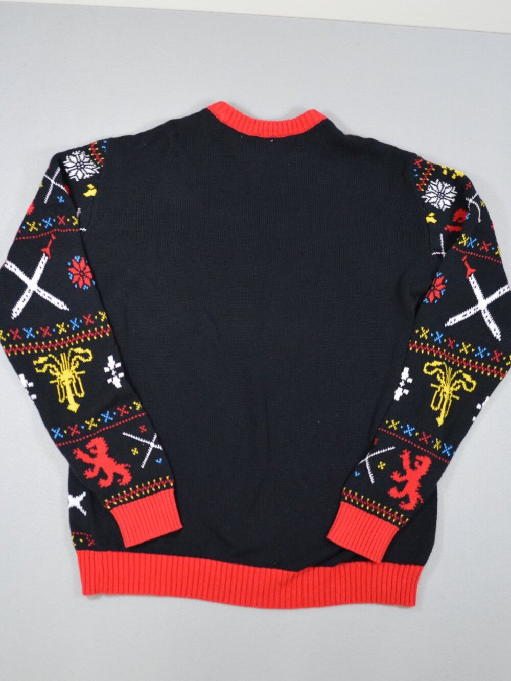 🐉 Game of Thrones Ugly Christmas Sweater Joy to the Realm L - Picture 11 of 11